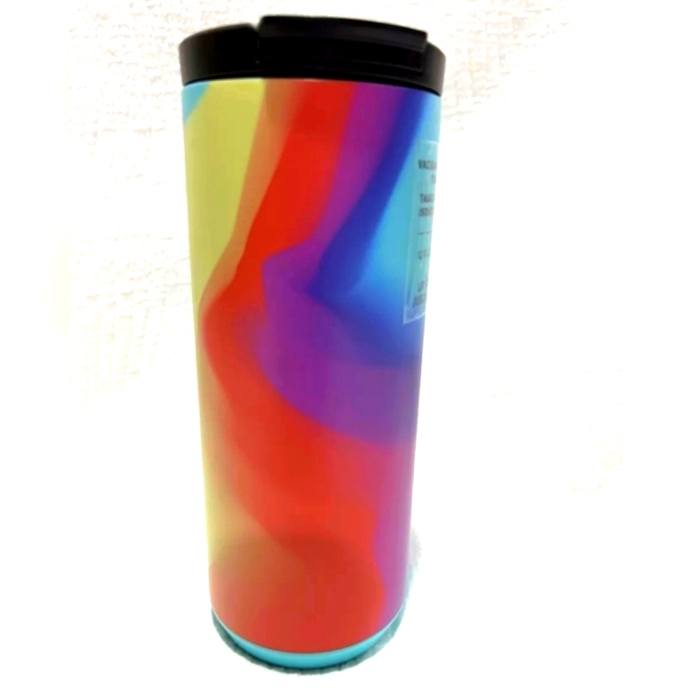 STARBUCKS Summer Rainbow Tumbler 2021 12oz Doubled Wall Tumbler